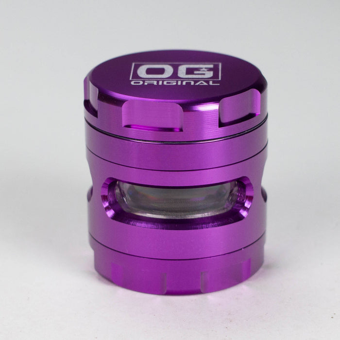 OG Original | 56mm 4-Piece See-Through Grinder [OG-GR] | Jupiter Grass