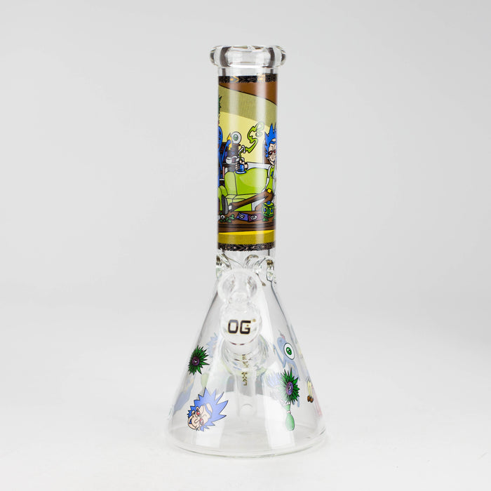 OG Original | 10″ Funky Decal Bongs (OG702) – Assorted | Jupiter Grass