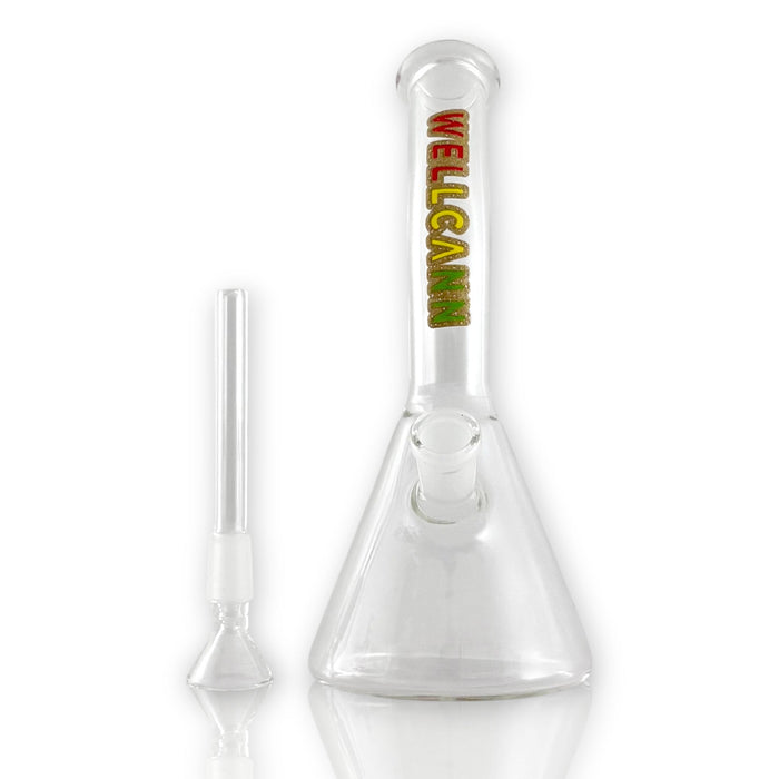 Wellcann | 8" Beaker Glass Bong | Jupiter Grass