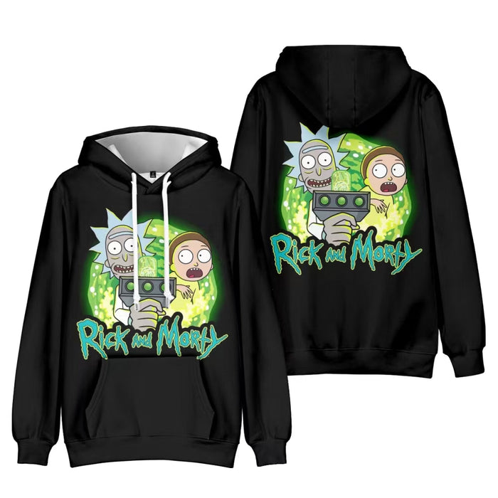 R&M Graphic Hoodie | Jupiter Grass