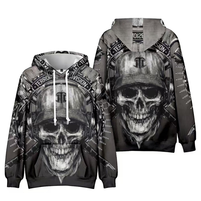 Terror Division Skull Hoodie | Jupiter Grass