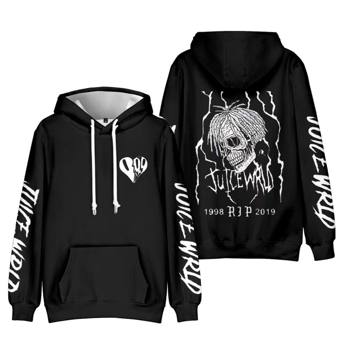 Juice WRLD Tribute Hoodie - Black | Jupiter Grass