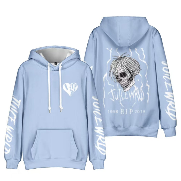 Juice WRLD Tribute Hoodie - Light Blue | Jupiter Grass