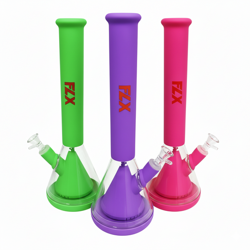 FLX | G600 – 14″ Silicone Condenser Bong | Jupiter Grass