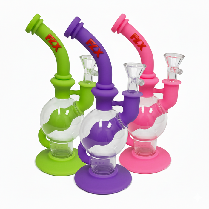 FLX | G500 – 7″ Silicone Conductor Bong | Jupiter Grass