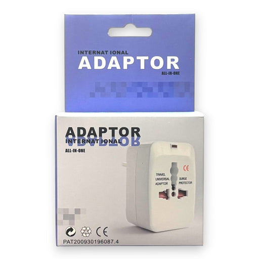 All-in-One International Travel Adapter with Surge Protection | Jupiter Grass