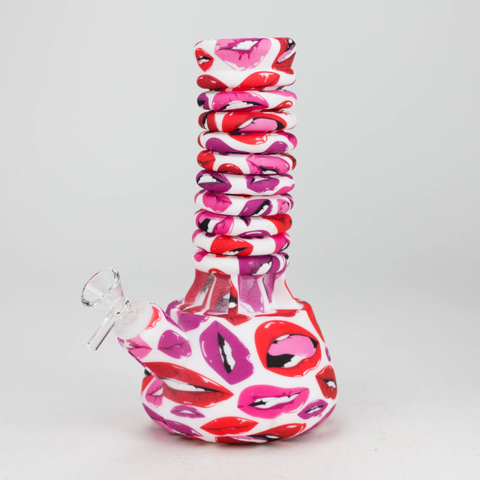 9"-15" extendable silicone water bong | Jupiter Grass
