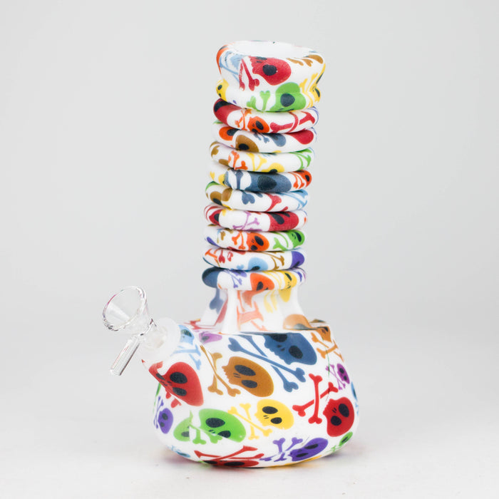 9"-15" extendable silicone water bong | Jupiter Grass