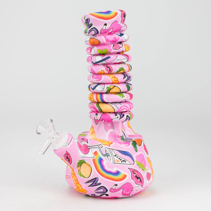 9"-15" extendable silicone water bong | Jupiter Grass