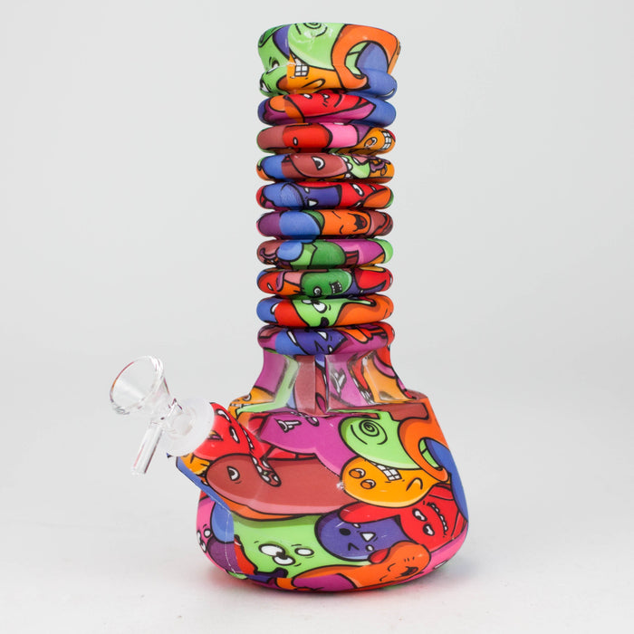 9"-15" extendable silicone water bong | Jupiter Grass