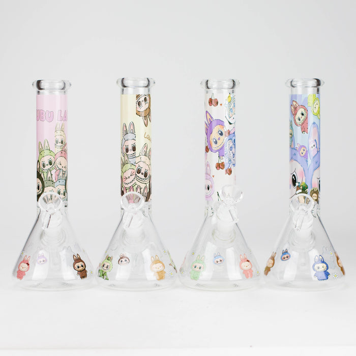 10" Popular Character Design Glass Beaker Bong | Jupiter Grass