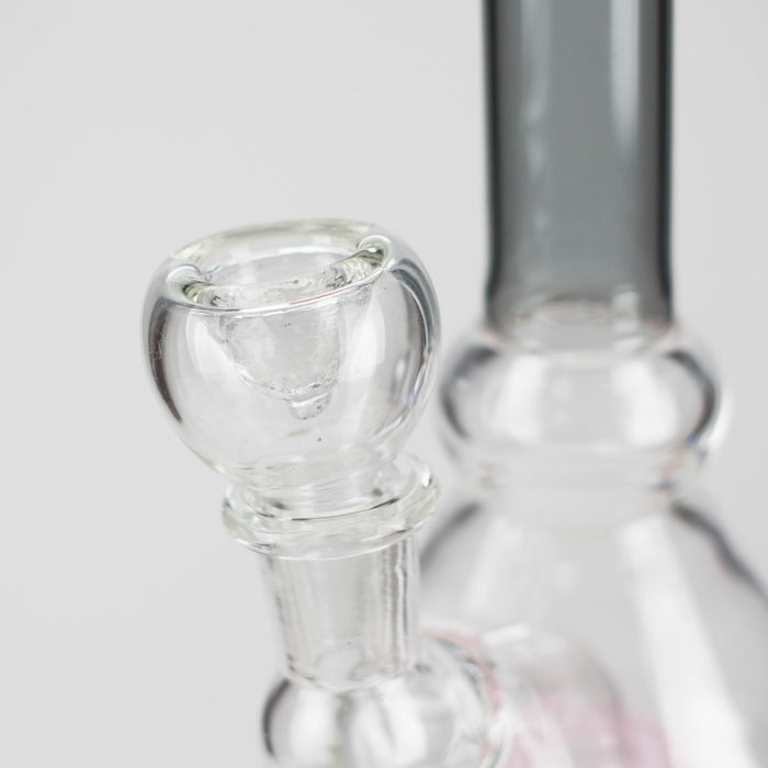 6" Cone difuser assorted bong | 14mm Bowl Joint | Stemless Design | Jupiter Grass