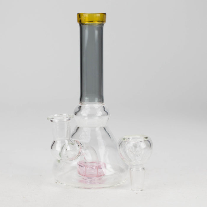 6" Cone difuser assorted bong | 14mm Bowl Joint | Stemless Design | Jupiter Grass