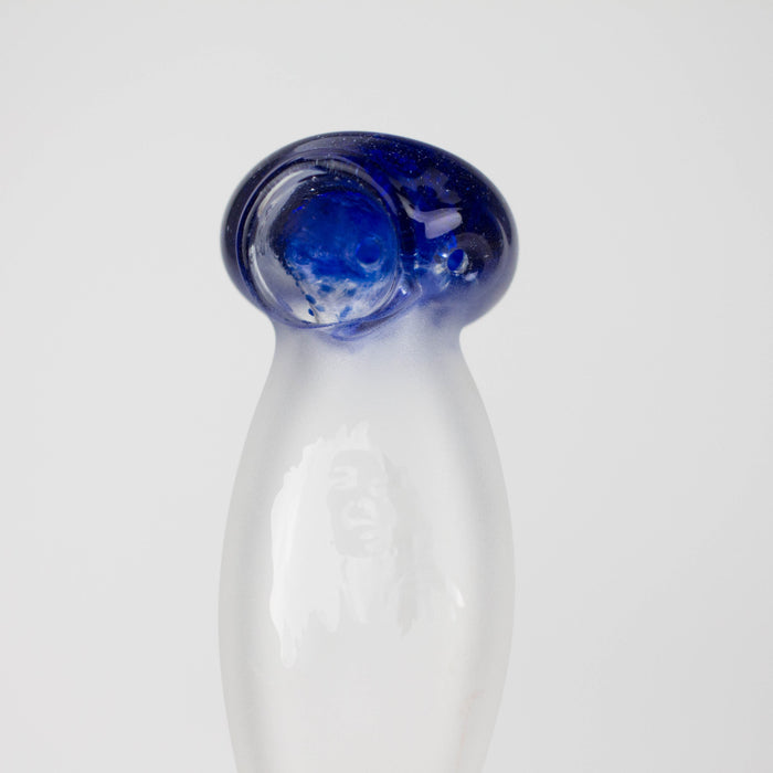4.5" BM Frost Glass Hand Pipe – Pack of 2 | Jupiter Grass