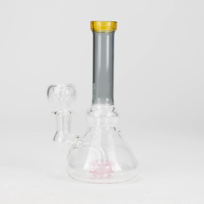 6" Cone difuser assorted bong | 14mm Bowl Joint | Stemless Design | Jupiter Grass