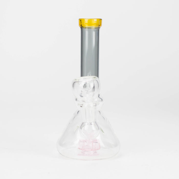 6" Cone difuser assorted bong | 14mm Bowl Joint | Stemless Design | Jupiter Grass