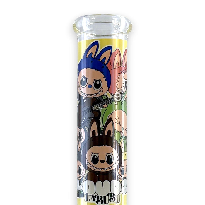 14" 7MM “Cute Monster Crew” Heavy-Duty Beaker Water Pipe | Jupiter Grass