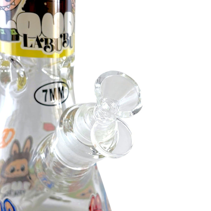 14" 7MM “Cute Monster Crew” Heavy-Duty Beaker Water Pipe | Jupiter Grass