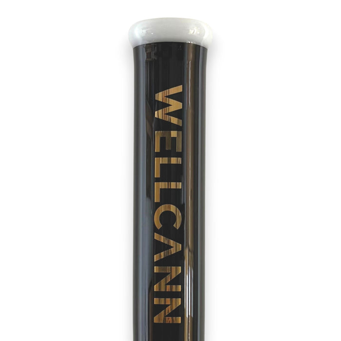Wellcann | 16" Heavy-Duty 7MM Beaker Water Pipe – Extra Thick Base-Black | Jupiter Grass