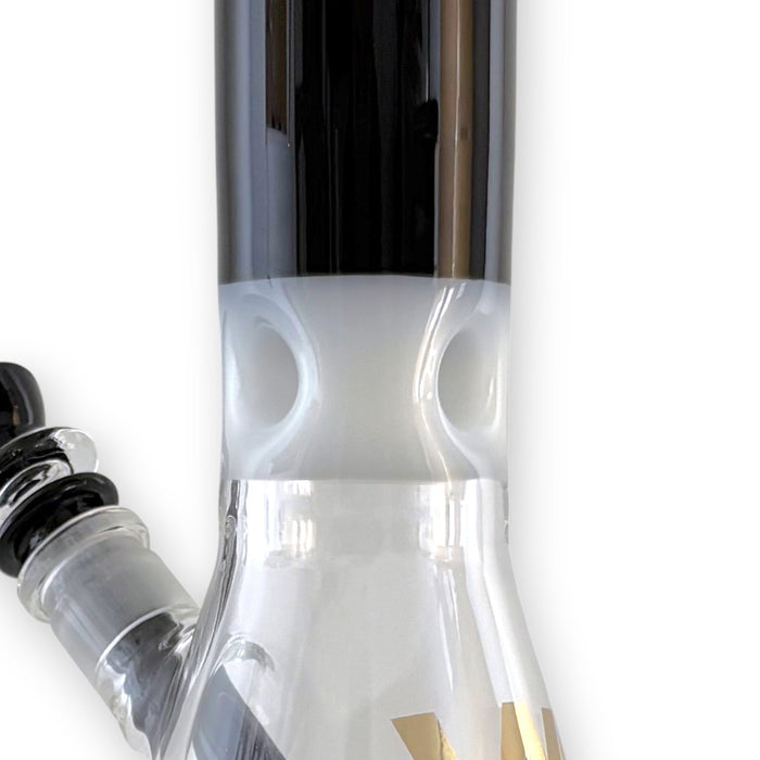 Wellcann | 16" Heavy-Duty 7MM Beaker Water Pipe – Extra Thick Base-Black | Jupiter Grass