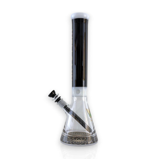 Wellcann | 16" Heavy-Duty 7MM Beaker Water Pipe – Extra Thick Base-Black | Jupiter Grass