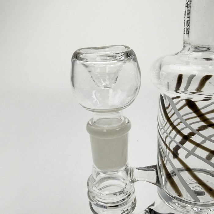 10" Glass Bong with Inline Diffuser | Jupiter Grass