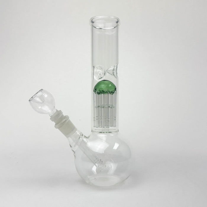 10" Tree Perc Round Glass Bong | Jupiter Grass