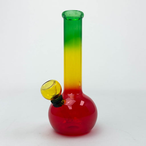 7" Rasta Round Glass Pipe with Carb Hole | Jupiter Grass