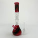 12" Dual Percolator Glass Bong – Assorted Colors | Jupiter Grass