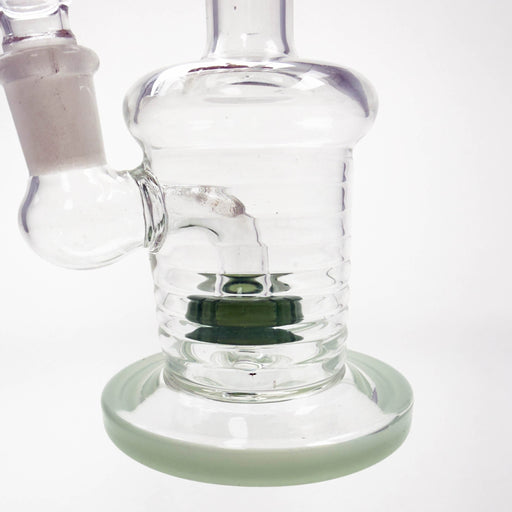 7" Clear Ring Glass Bong with Water Diffuser | Jupiter Grass