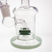 7" Clear Ring Glass Bong with Water Diffuser | Jupiter Grass