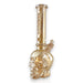 Fortune | 14" Electroplated 7MM Skull Bong | Jupiter Grass