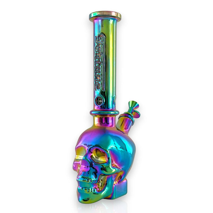 Fortune | 14" Electroplated 7MM Skull Bong | Jupiter Grass