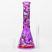 10" Glass Beaker Bong With New Kitty Design | Jupiter Grass