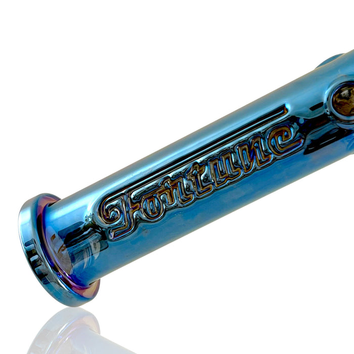 Fortune | 14" Electroplated 7MM Skull Bong | Jupiter Grass