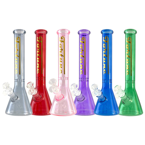 Fortune | Prism 12" Colored Beaker Bong | Jupiter Grass
