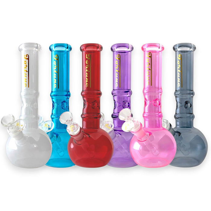 Fortune | Crystal Sphere Beaker – 10" 5MM Premium Glass Bong | Jupiter Grass