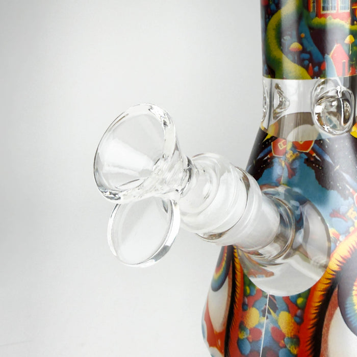 10" Eyes Design Glass Beaker Water Pipe