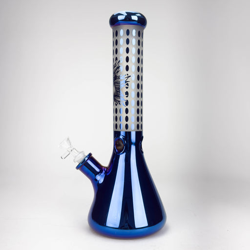 14" Eye Design Glass Bong – 7mm Thick with Ice Catcher | Jupiter Grass