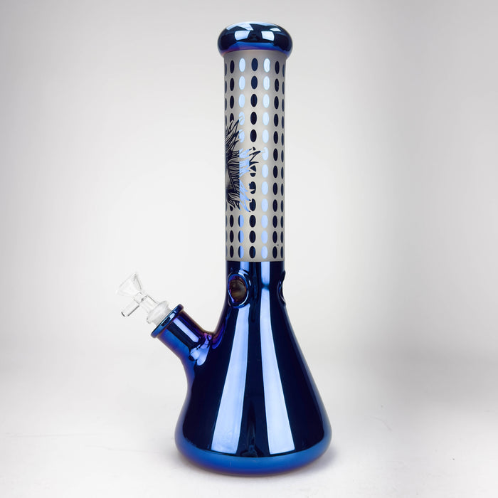 14" Eye Design Glass Bong – 7mm Thick with Ice Catcher | Jupiter Grass