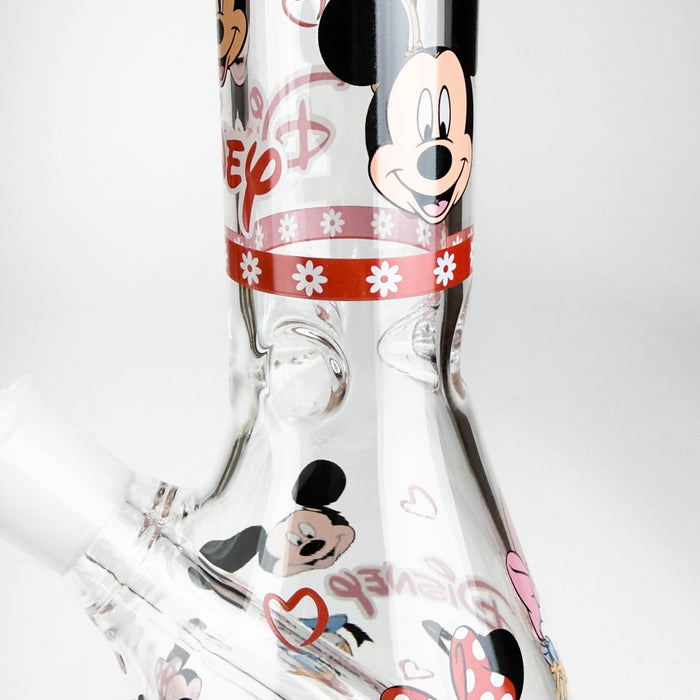 10" Carton Duck Design Glass Beaker Bong | Jupiter Grass