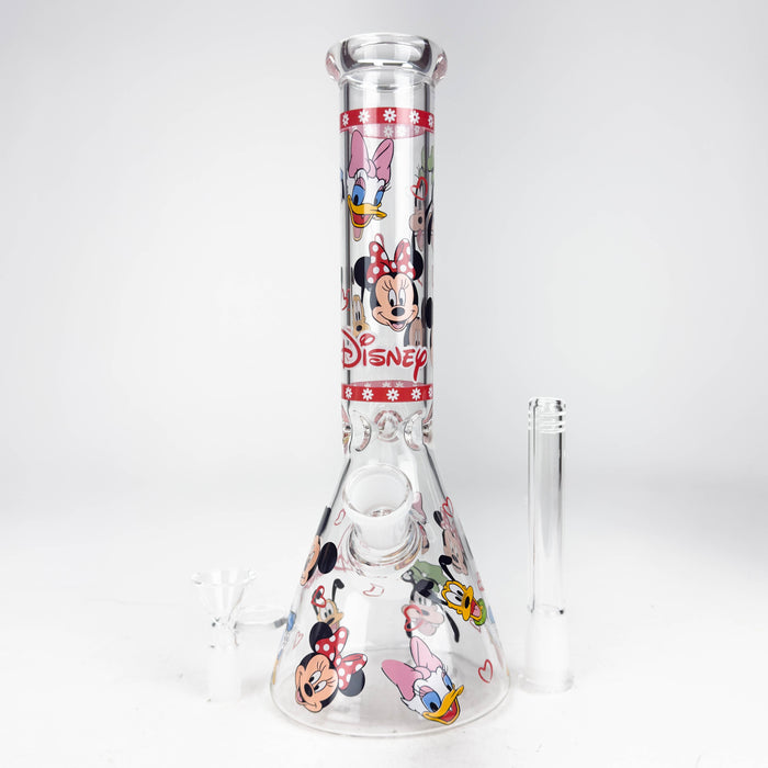 10" Carton Duck Design Glass Beaker Bong | Jupiter Grass
