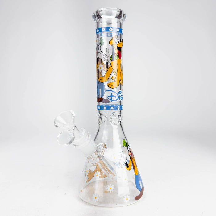 10" Carton Duck Design Glass Beaker Bong | Jupiter Grass