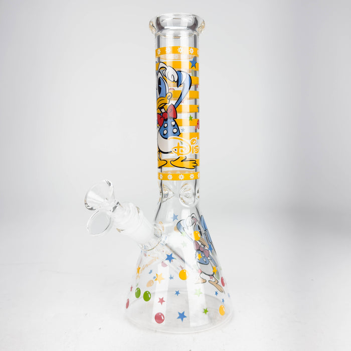 10" Carton Duck Design Glass Beaker Bong | Jupiter Grass