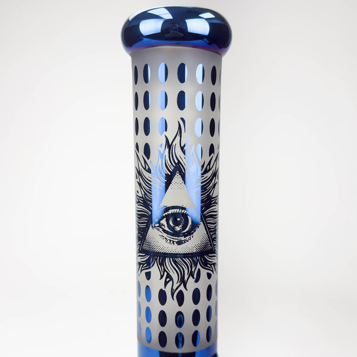 14" Eye Design Glass Bong – 7mm Thick with Ice Catcher | Jupiter Grass