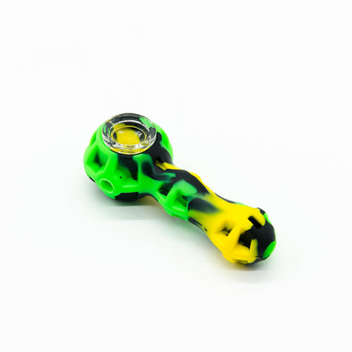 Silicone Hand Pipe w/ Tool – Assorted Colors | Durable, Portable & Easy to Clean | Jupiter Grass