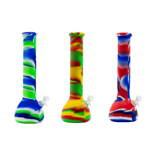 12.5" Silicone Beaker – Assorted Colors | Durable, Flexible & Travel-Ready | Jupiter Grass