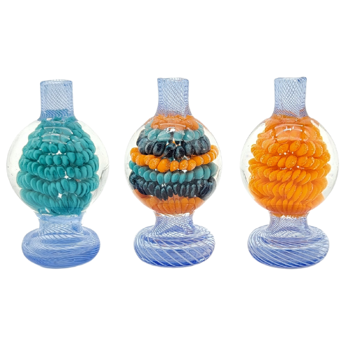 Assorted Bubble Caps 1 PCS | Universal Carb Cap for Better Control & Smoother Dabs | Jupiter Grass