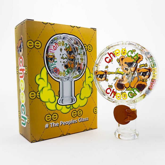Cheech | 4" Cool Teddy Bear Round Hand Pipe – Cute, Collectible & Smooth-Hitting Glass Pipe | Jupiter Grass