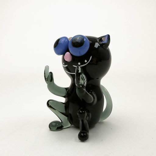 Cheech | 3.5" Black Cat Attack Hand Pipe [PIPE-169] | Jupiter Grass